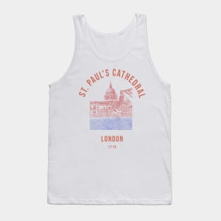 St Pauls Cathedral London rustic look Tank Top